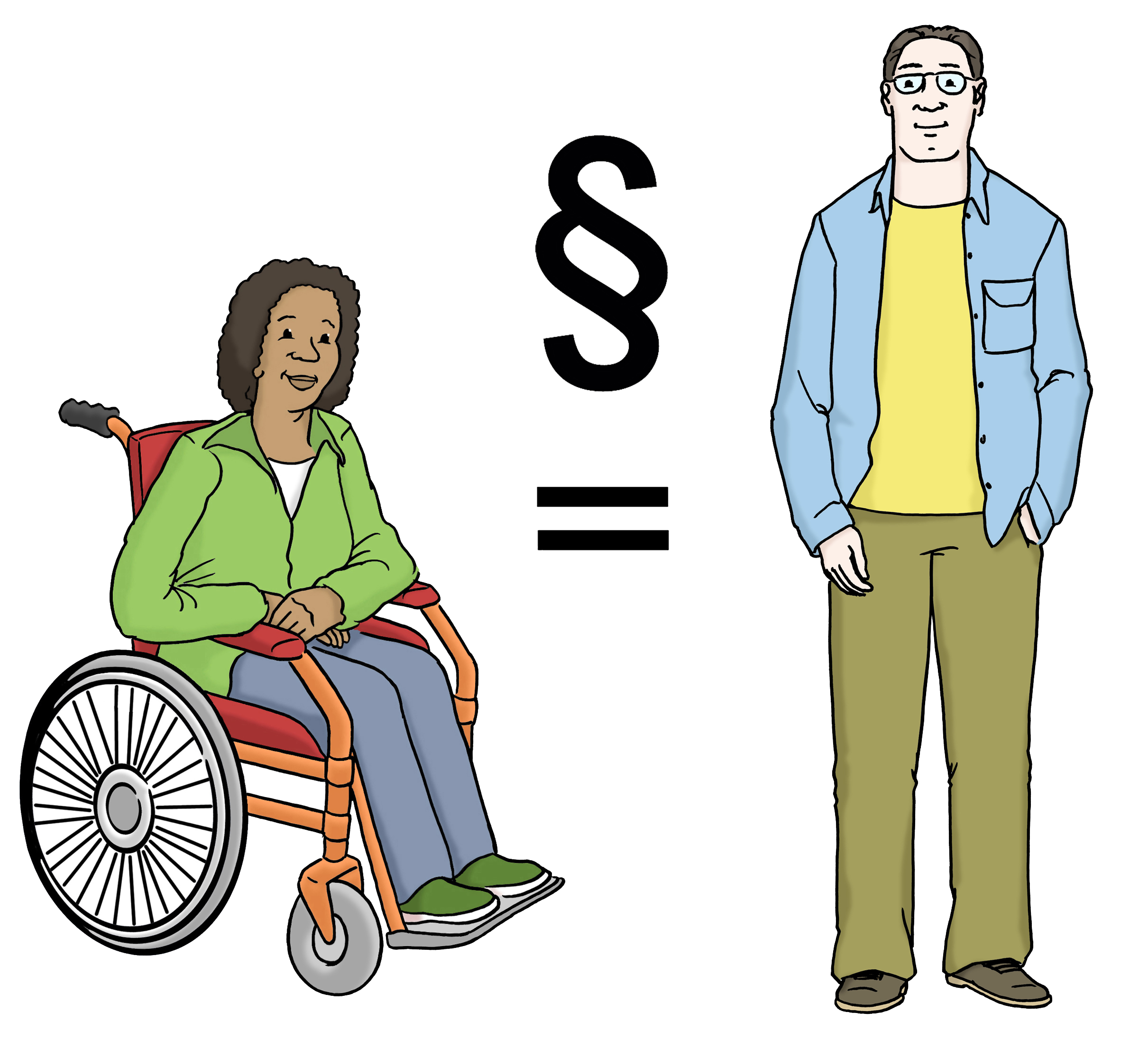 Menschen mit und ohne Behinderung sind gleichberechtigt